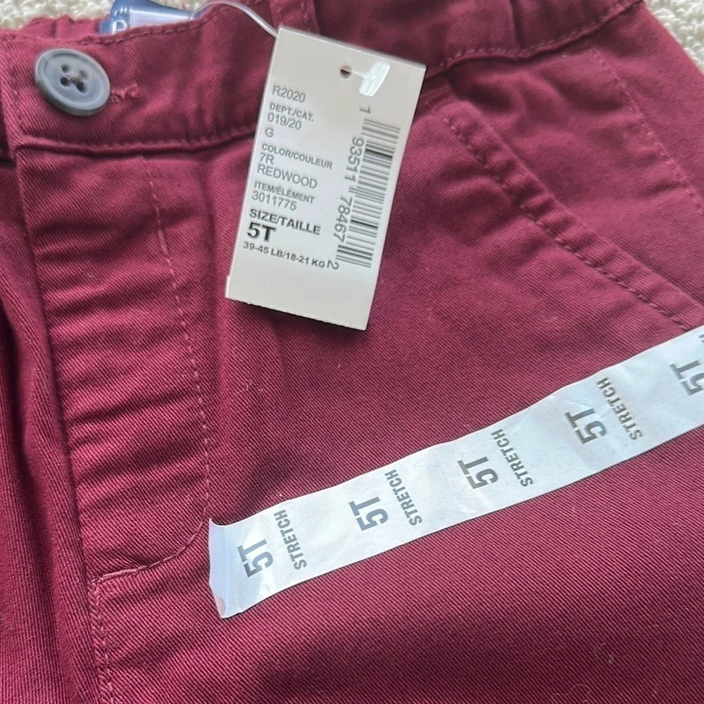 The Children’s Place Kids Burgundy Pants size 5